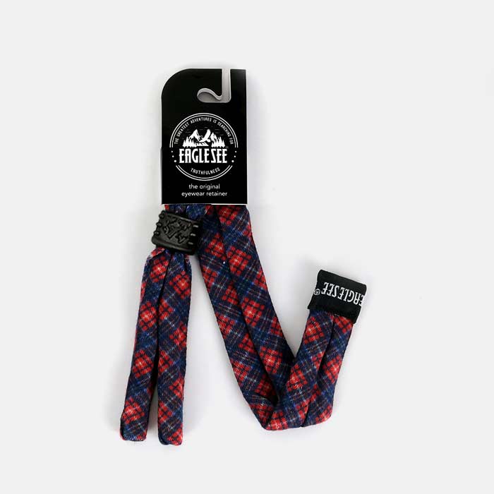 Red/Navy Tartan Cotton